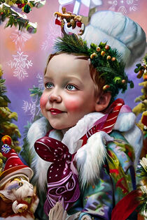 nostalgische Weihnachtskarte by Barbara Pfannstiel