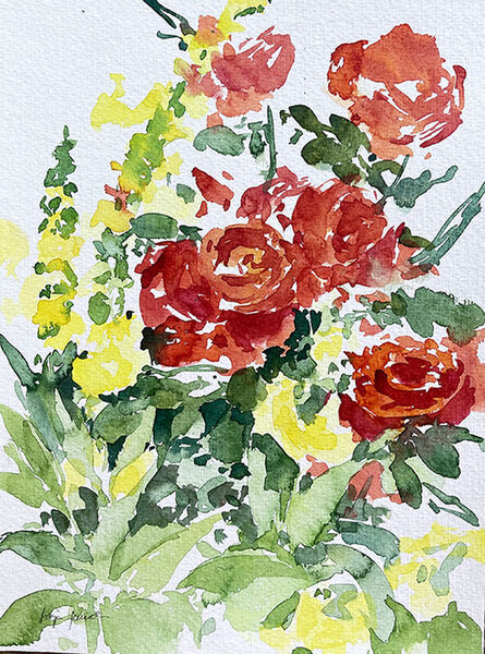 Malen-am-meer-rote-rosen