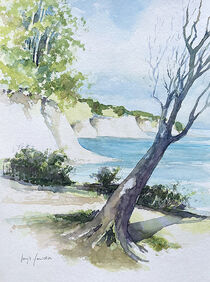 Steilküste mit Baum by Sonja Jannichsen