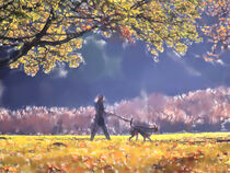 Herbstmorgengemälde by Edgar Schermaul