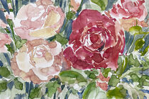 lachsfarbene Rosen von Sonja Jannichsen