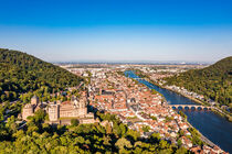 Luftbild Heidelberg mit dem Heidelberger Schloss by dieterich-fotografie
