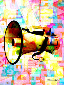 Abstract megaphone by FABIANO DOS REIS SILVA