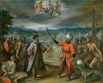 Allegory of the Turkish Wars: The Declaration of War at Constantinople by Johann or Hans von Aachen
