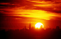 New York sunset skyline