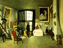 The Artist's Studio by Jean Frederic Bazille