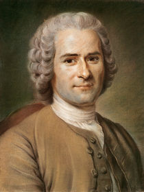 Jean-Jacques Rousseau  von Maurice Quentin de la Tour