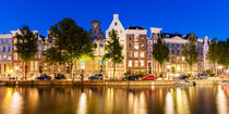 Keizersgracht in der Altstadt von Amsterdam am Abend von dieterich-fotografie