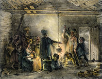 Interior of a Coal-Miner's Hut von Nicolas Toussaint Charlet
