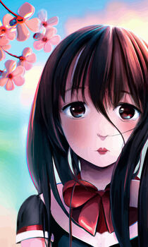 Anime girl Ayaka by wamdesign