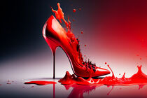 red high heels by Eugen Wais