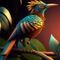 Colored-abstract-bird-o