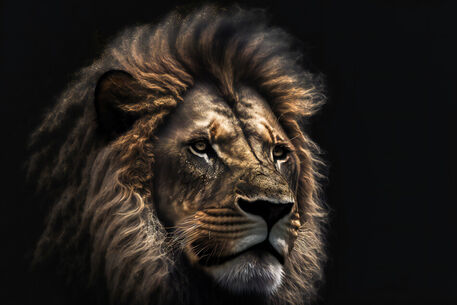 Lion-on-black-e