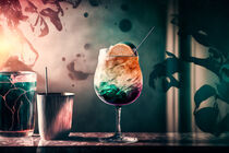  cocktails drinks on the bar  von Eugen Wais