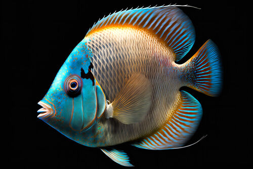 Colorful-fisch-on-black-background-q