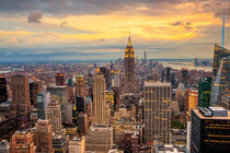 New York City - Sonnenuntergang by Dominik Wigger