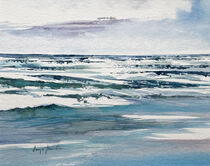 Meer mit Wellen by Sonja Jannichsen