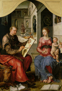 St. Luke Painting the Virgin von Maerten van Heemskerck