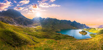Schrecksee lake during sunset by raphotography88