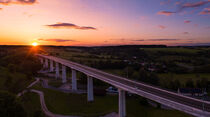 Aurachtal Bridge during sunset by raphotography88