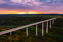 Kochertal Bridge during sunset von raphotography88