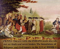Penn's Treaty with the Indians in 1682 von Edward Hicks