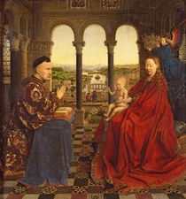 The Rolin Madonna  by Jan van Eyck