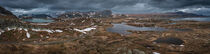 Panorama landscape of Jotunheimen National Park in Norway from above von Bastian Linder