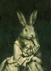 Victorian Hare Girl by Michael Thomas