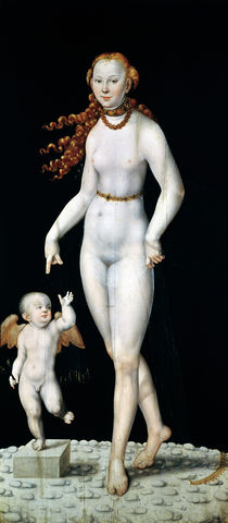 Venus and Cupid  by Lucas the Younger Cranach