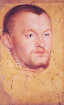 Portrait of Augustus I  by Lucas the Younger Cranach