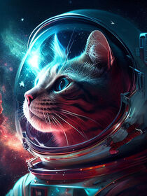 galaxy cat by Vonda Vanissa