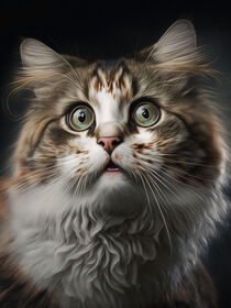 cat meow by Vonda Vanissa