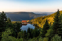 Mummelsee mit dem Berghotel im Schwarzwald von dieterich-fotografie