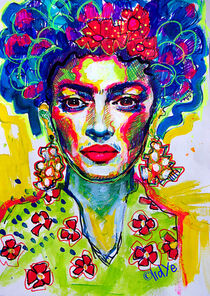 Frida Khalo by lidye