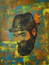 Man with Hat - Lucky von Michael Rietzler