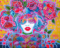 Flowers woman by lidye