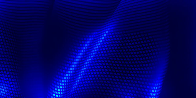 Blue-abstract-fabric-mesh-pattern