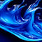 Blue-abstract-liquid-waves-and-water-splashes
