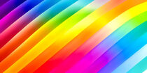 Rainbow Colors Abstract Wave Stripes Background von ravadineum