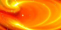 Yellow Orange Abstract Liquid Waves And Swirls Background by ravadineum