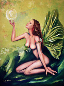 Absinthfee - Green fairy by Marita Zacharias
