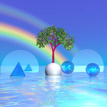Rainbow Tree by Matthew  Lacey