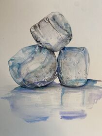 Ice cube by Myungja Anna Koh