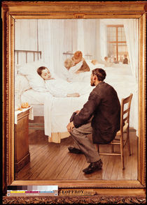 Visiting Day at the Hospital von Henri Jules Jean Geoffroy