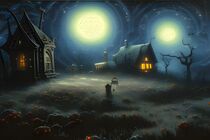 Spooky nightscape  by Christine Höfig