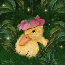 Flower-Duck by artbysuebaker