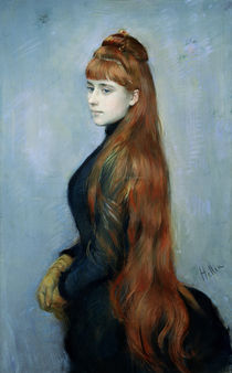 Portrait of Mademoiselle Alice Guerin  von Paul Cesar Helleu