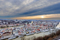 Sonnenuntergang in Passau von Dirk Rüter