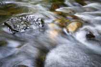 Steine in einem Bach - Stones in a creek von Susanne Fritzsche